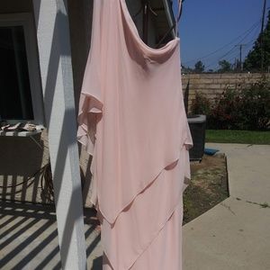 Ralph Lauren Pink Chiffon Gown